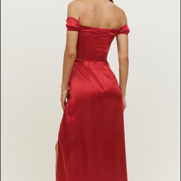 Reformation silk red dress, size US6 - Picture 2 of 3